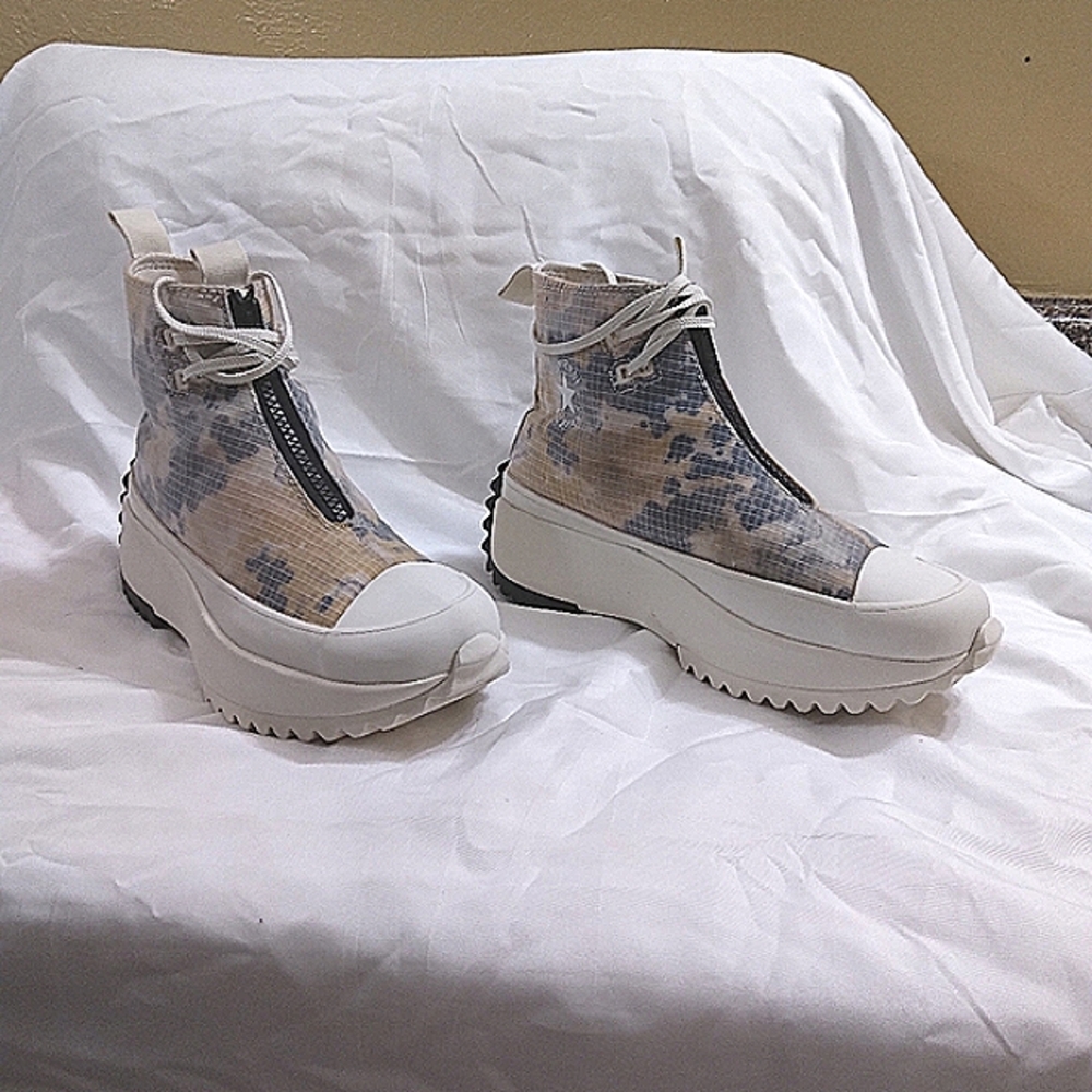 Converse Run Star Hike Zip Platform Canvas Shoe Size 5.5 - Picture 10 of 11